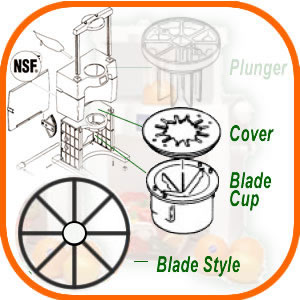 APPLE CORER CUP (8-Wedge)